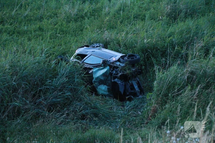 Zwaar ongeval met bestuurder die uit bocht vloog