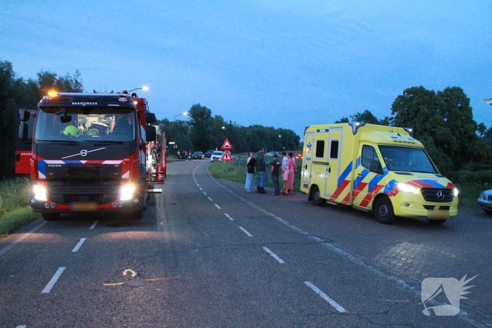 Zwaar ongeval met bestuurder die uit bocht vloog