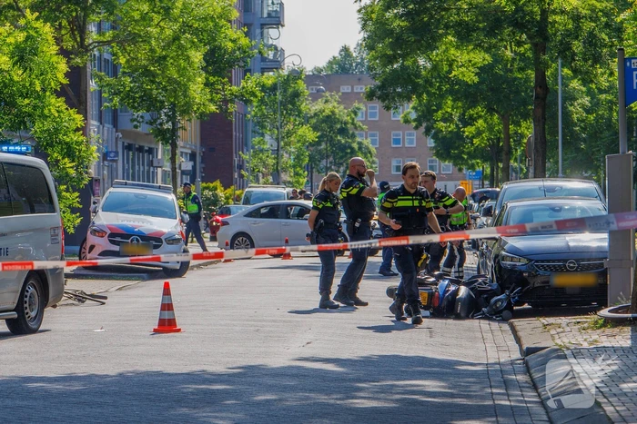 Fietser gewond bij aanrijding met motorscooter