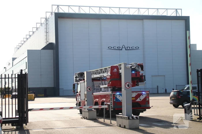Brand in zeecontainer zorgt voor grote inzet van brandweer