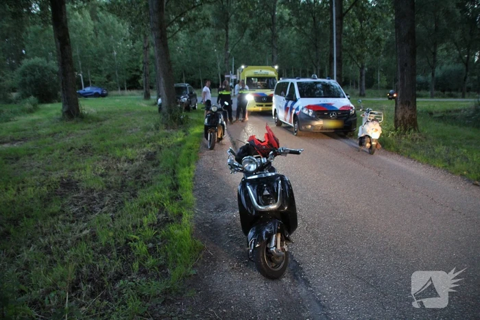 Scooterrijder gewond bij ongeval