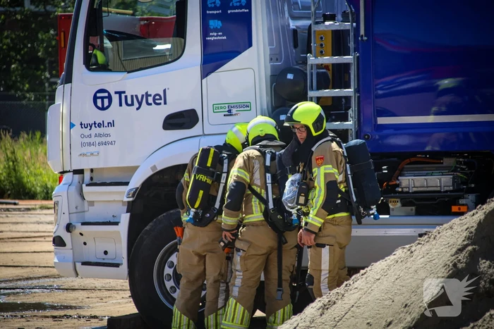 Rookontwikkeling bij accu van elektrische vrachtwagen