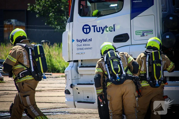 Rookontwikkeling bij accu van elektrische vrachtwagen