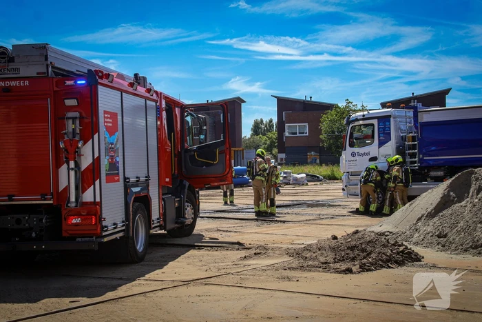 Rookontwikkeling bij accu van elektrische vrachtwagen