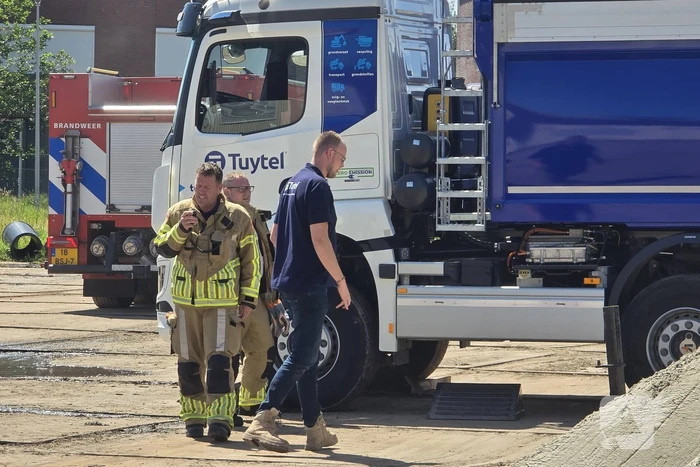 Rookontwikkeling bij accu van elektrische vrachtwagen