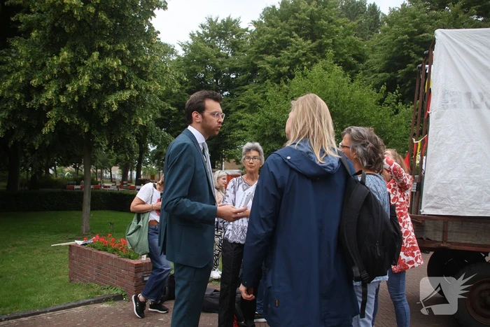 Demonstratie tegen komst mega-medicijnfabriek Eli Lilly