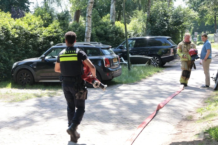 Brand op dak woning snel geblust