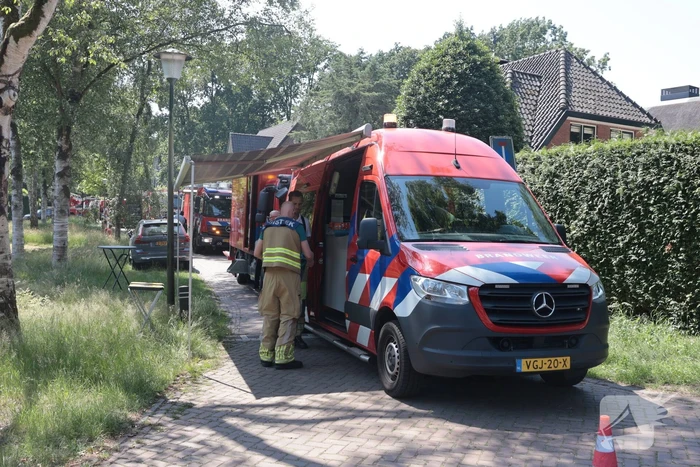 Brand op dak woning snel geblust