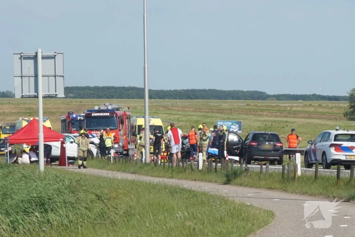 Kinderen betrokken bij frontaal ongeluk