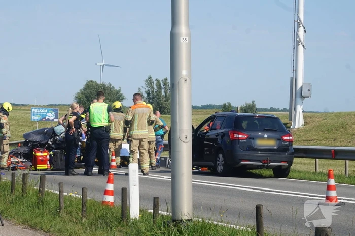 Kinderen betrokken bij frontaal ongeluk