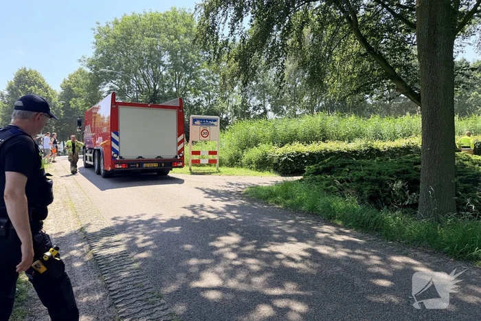 Brand in bijgebouw door kortsluiting