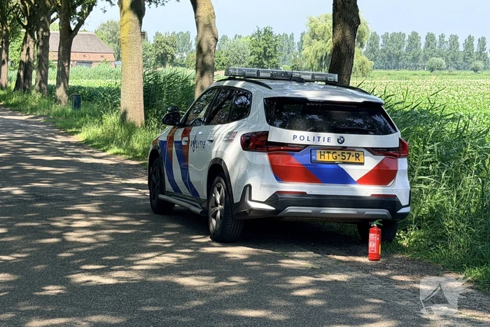 Brand in bijgebouw door kortsluiting