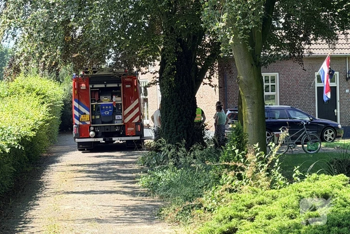 Brand in bijgebouw door kortsluiting