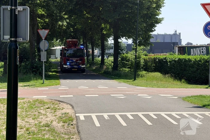Brand in bijgebouw door kortsluiting