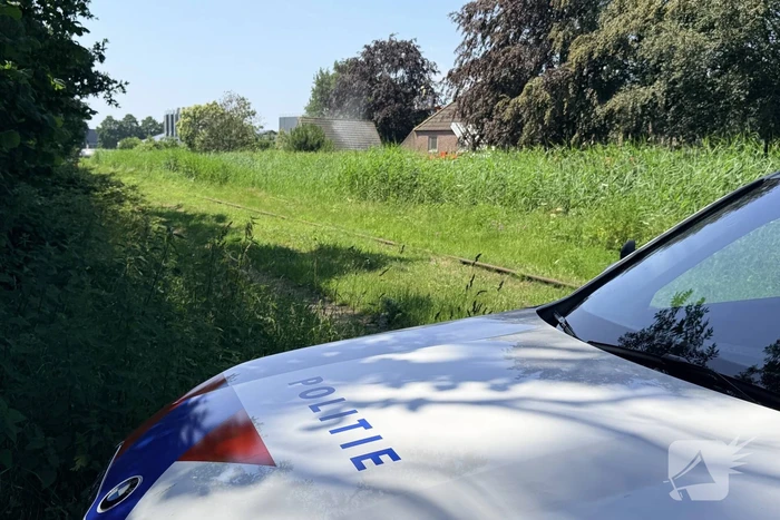 Brand in bijgebouw door kortsluiting