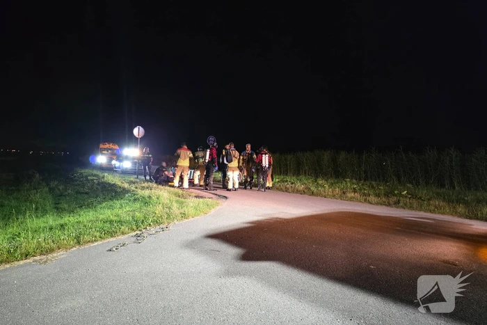 Scooterrijder gewond na ongeval met paal