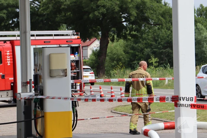 Tankstation afgesloten na lekkage