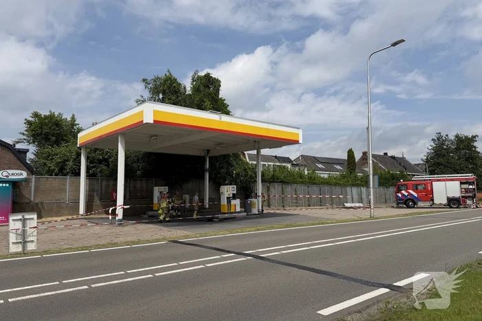 Tankstation afgesloten na lekkage