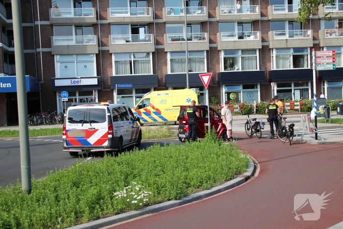 Ongeval tussen brommobiel en fietser