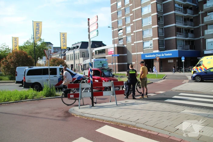 Ongeval tussen brommobiel en fietser
