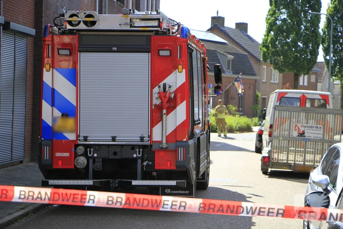 Gasleiding geraakt tijdens graafwerkzaamheden