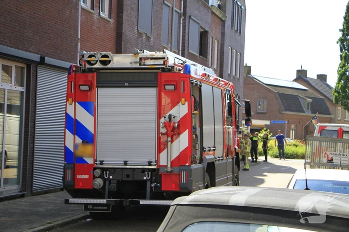 Gasleiding geraakt tijdens graafwerkzaamheden