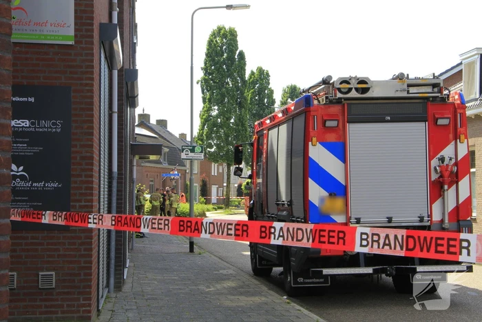 Gasleiding geraakt tijdens graafwerkzaamheden