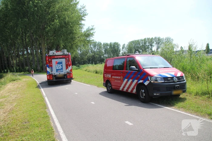 Scootmobiel aangetroffen in sloot tijdens zoekactie