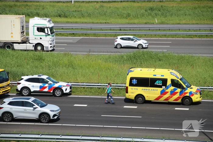 Ongeval leidt tot file op snelweg