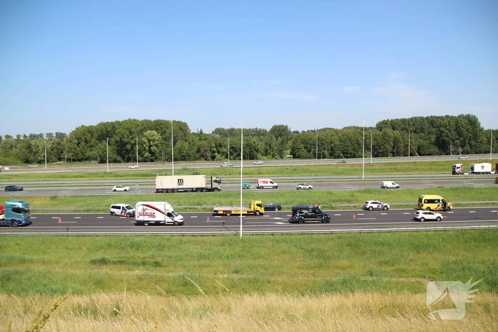 Ongeval leidt tot file op snelweg