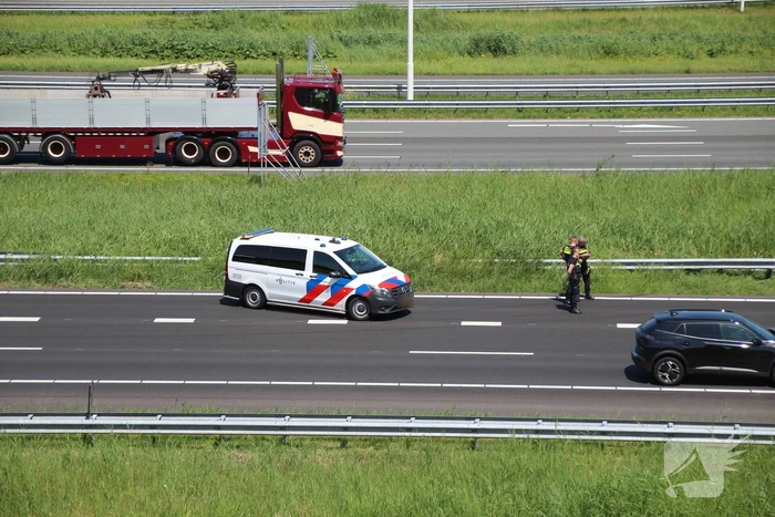 Ongeval leidt tot file op snelweg