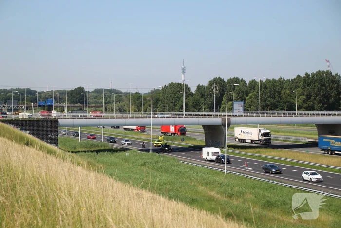Ongeval leidt tot file op snelweg