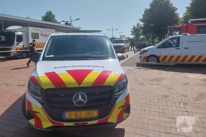 Vertraging op het spoor door incident