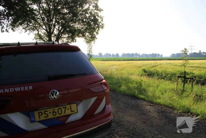 Dampende vaatjes gedumpt langs de weg