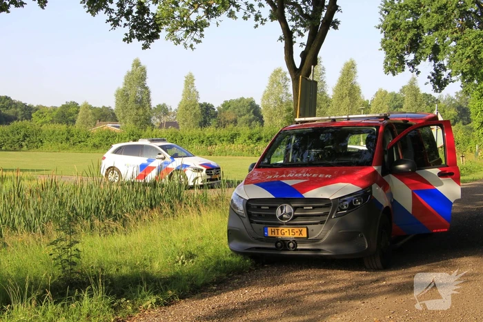 Dampende vaatjes gedumpt langs de weg