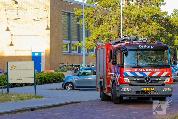 Evacuatie bij asielzoekerscentrum wegens brand