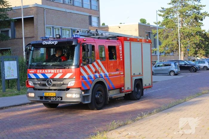 Evacuatie bij asielzoekerscentrum wegens brand