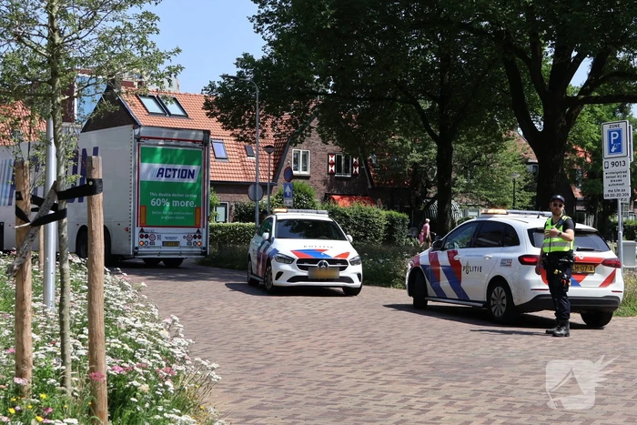 Vrouw met rollator aangereden door vrachtwagen