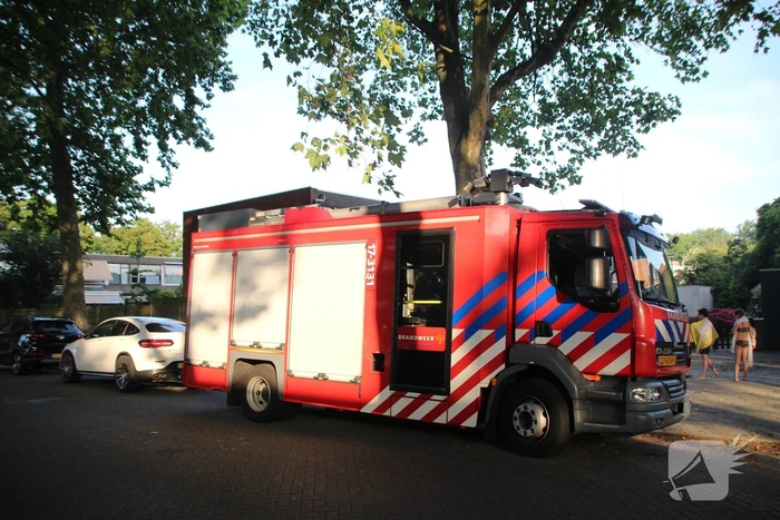 Brandweer inzet na gaslucht