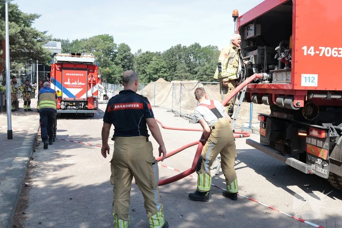 Brand bij sportschool vergt middelbrand-inzet