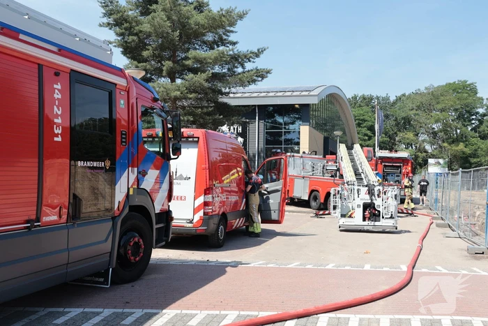 Brand bij sportschool vergt middelbrand-inzet