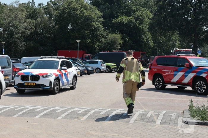 Brand bij sportschool vergt middelbrand-inzet