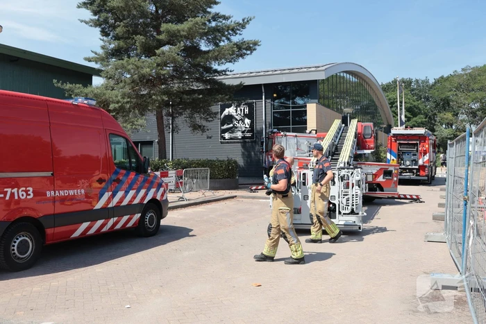 Brand bij sportschool vergt middelbrand-inzet