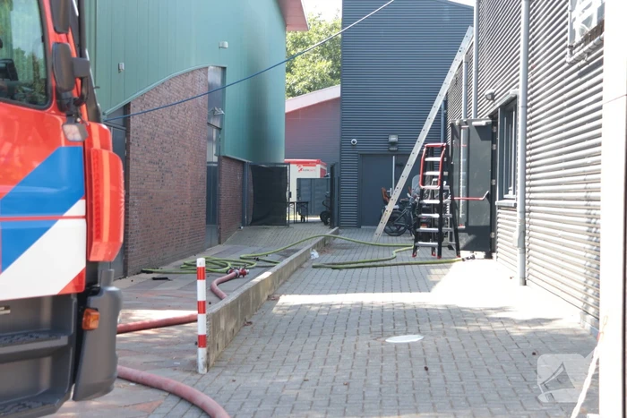 Brand bij sportschool vergt middelbrand-inzet