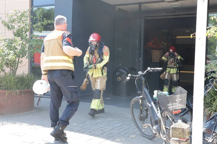 Brand bij sportschool vergt middelbrand-inzet