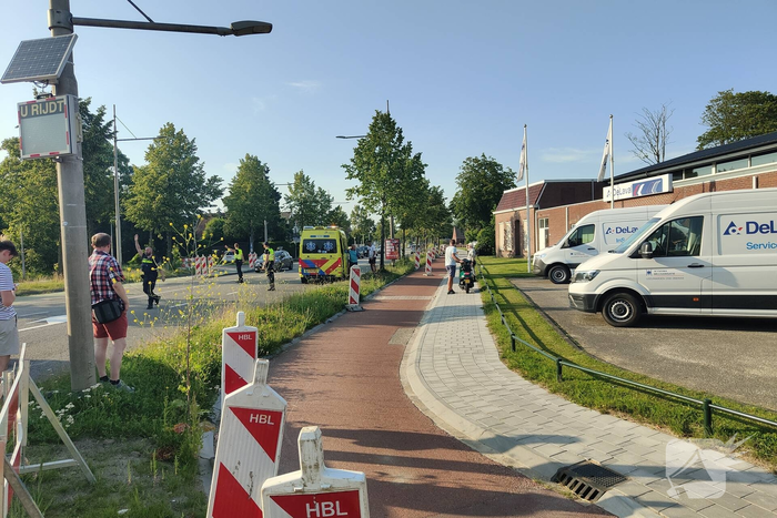 Politie en ambulancedienst ingezet na val scootterrijder