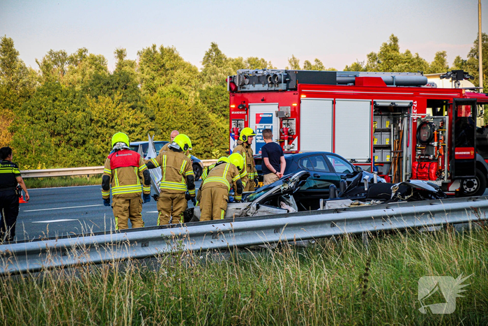 Zwaargewonde bij ernstig ongeval met Porsche