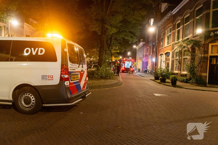 Brand in badkamer snel onder controle