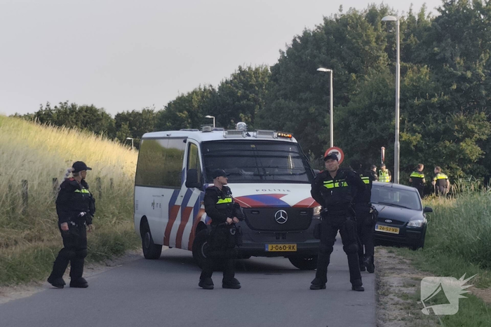 Politie aanwezig bij Anti-AZC demonstratie