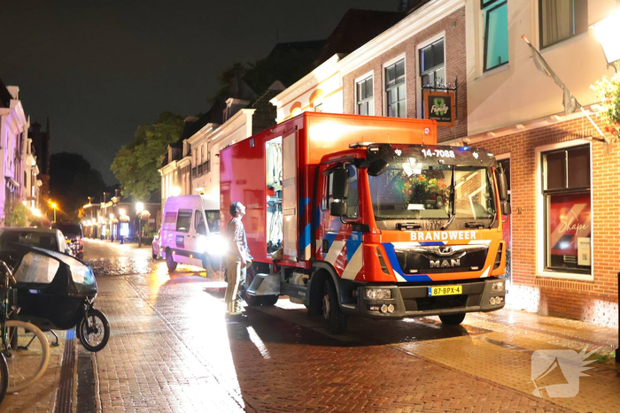 Brand op zolder van woning